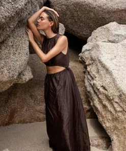 AUS Shopify Store ANJE ASYMETRICAL CUT OUT DRESS All