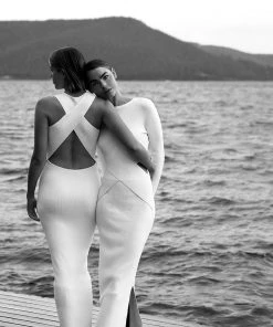 AUS Shopify Store CELENA CROSS BACK DRESS All