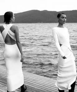 AUS Shopify Store CELENA DRAPED DRESS