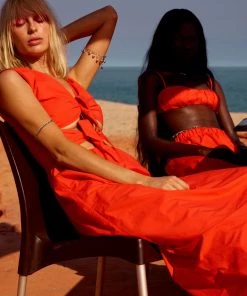 AUS Shopify Store ANJA TIE MIDI DRESS