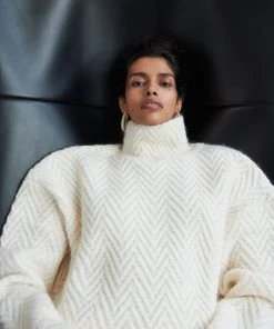 AUS Shopify Store JEANE HIGH NECK SWEATER All