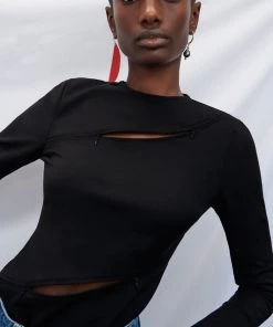 AUS Shopify Store All ALBERTA ASYMETRICAL ZIP TOP