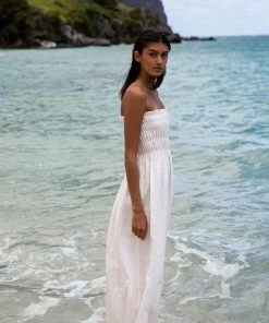 AUS Shopify Store ALENA STRAPLESS MAXI DRESS