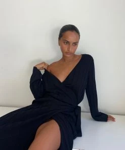 AUS Shopify Store All BASILE WRAP DRESS 11 AUS Shopify Store All BASILE WRAP DRESS