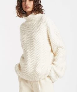 AUS Shopify Store JEANE HIGH NECK SWEATER All