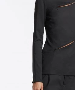 AUS Shopify Store All ALBERTA ASYMETRICAL ZIP TOP