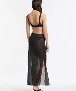 AUS Shopify Store XANTHE GATHERED MIDI SKIRT