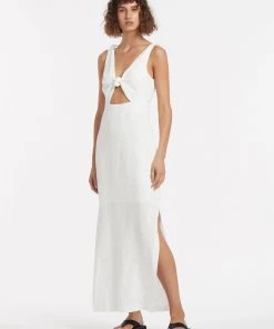 AUS Shopify Store ALEXANDRE TIE MIDI DRESS