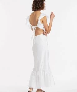 AUS Shopify Store All FRANC FRILL MIDI DRESS