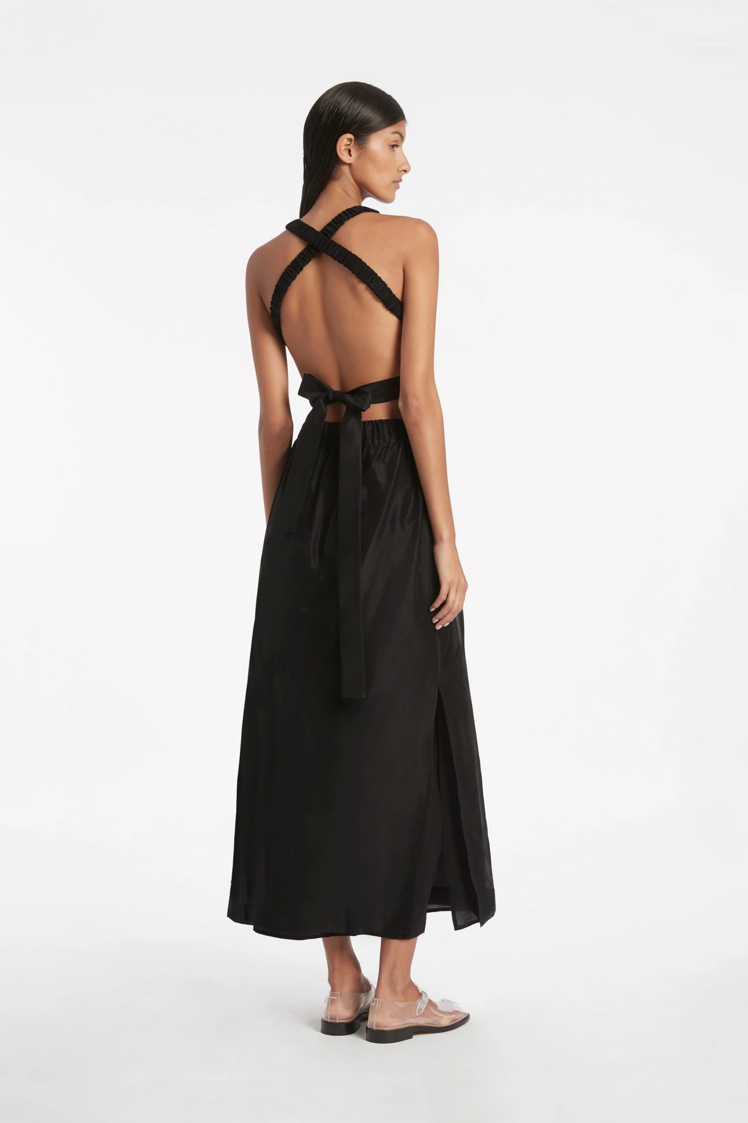 AUS Shopify Store FRANC CROSS BACK GOWN All 3 AUS Shopify Store FRANC CROSS BACK GOWN All