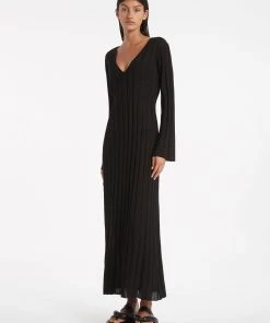 AUS Shopify Store All BASILE V NECK DRESS