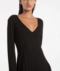 AUS Shopify Store All BASILE V NECK DRESS