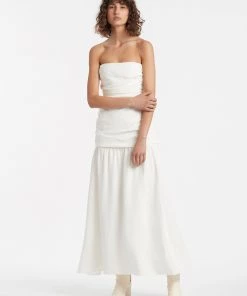 AUS Shopify Store CAEL GATHERED MIDI DRESS