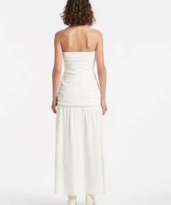 AUS Shopify Store CAEL GATHERED MIDI DRESS