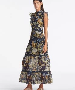 AUS Shopify Store LILIAN TIERED GOWN All