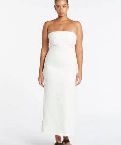 AUS Shopify Store AVA STRAPLESS MIDI DRESS Back In Stock