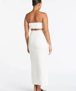 AUS Shopify Store AVA STRAPLESS MIDI DRESS Back In Stock