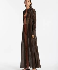 AUS Shopify Store ANJE PANELED SHIRT DRESS