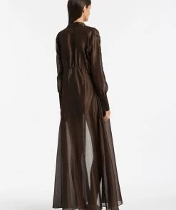 AUS Shopify Store ANJE PANELED SHIRT DRESS