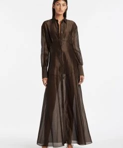 AUS Shopify Store ANJE PANELED SHIRT DRESS