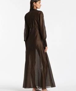 AUS Shopify Store ANJE PANELED SHIRT DRESS