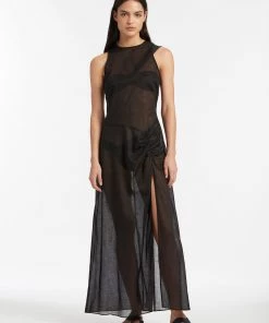 AUS Shopify Store XANTHE SPLIT MIDI COVER UP