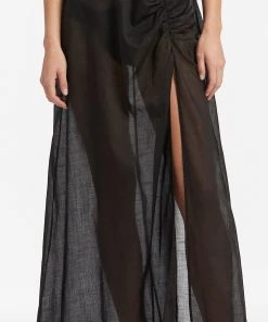 AUS Shopify Store XANTHE SPLIT MIDI COVER UP