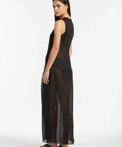 AUS Shopify Store XANTHE SPLIT MIDI COVER UP