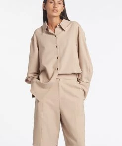 AUS Shopify Store MONTE PANELLED SHIRT All