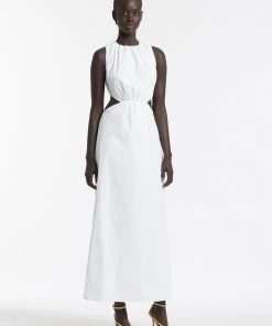 AUS Shopify Store ANJA CUT OUT MIDI DRESS All