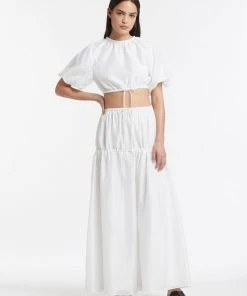 AUS Shopify Store FRANC GATHERED MIDI SKIRT All 8 AUS Shopify Store FRANC GATHERED MIDI SKIRT All