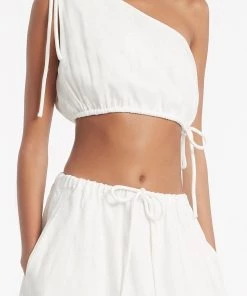 AUS Shopify Store All BLANCHE ONE SHOULDER CROP