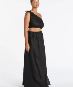 AUS Shopify Store BLANCHE ASYMMETRICAL GOWN All