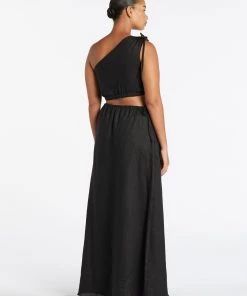 AUS Shopify Store BLANCHE ASYMMETRICAL GOWN All