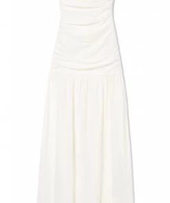 AUS Shopify Store CAEL GATHERED MIDI DRESS