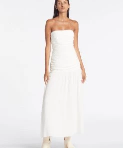 AUS Shopify Store CAEL GATHERED MIDI DRESS