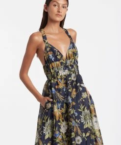 AUS Shopify Store LILIAN V NECK GOWN