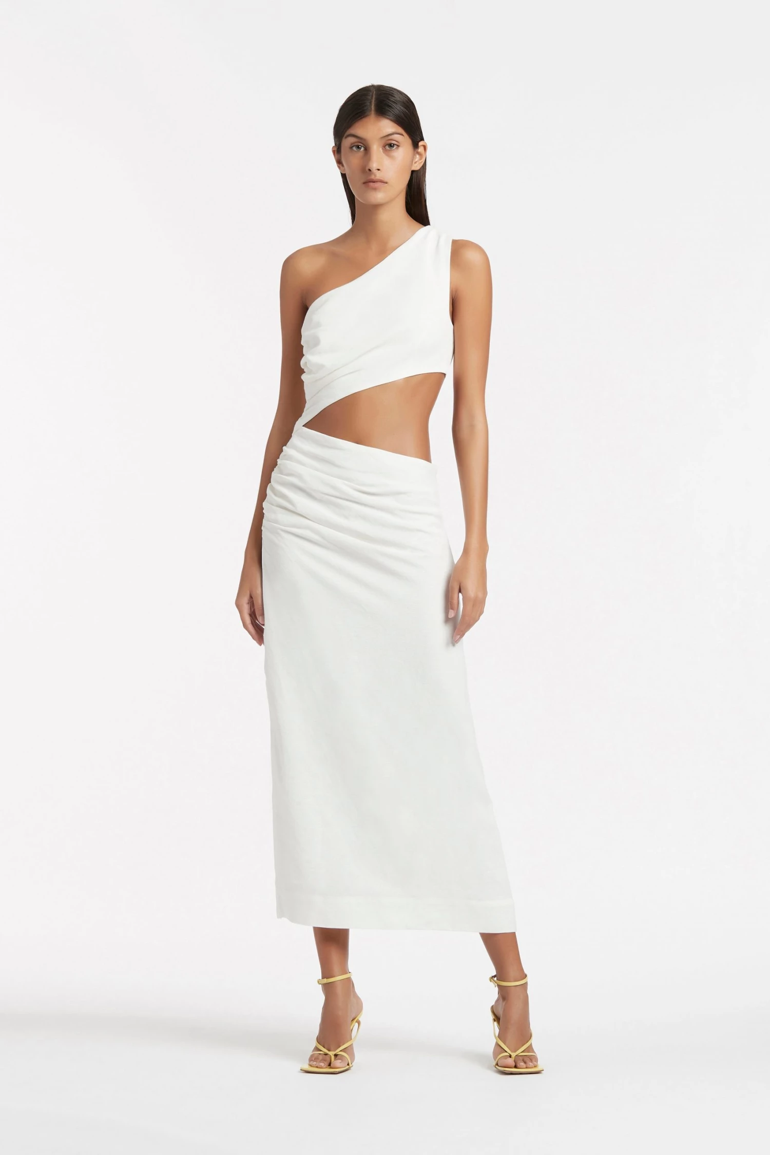 AUS Shopify Store CLEMENCE ONE SHOULDER MIDI DRESS Back In Stock 3 AUS Shopify Store CLEMENCE ONE SHOULDER MIDI DRESS Back In Stock
