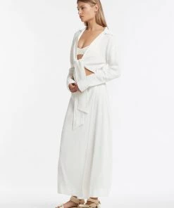 AUS Shopify Store CLEMENCE LONG SLEEVE WRAP DRESS All