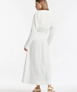 AUS Shopify Store CLEMENCE LONG SLEEVE WRAP DRESS All