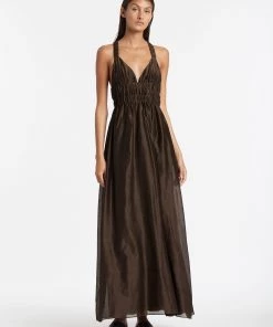 AUS Shopify Store ANJE V NECK GOWN