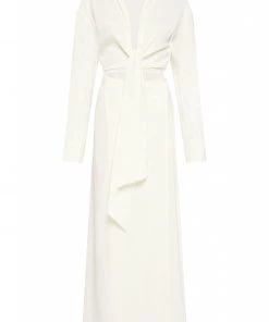 AUS Shopify Store CLEMENCE LONG SLEEVE WRAP DRESS All