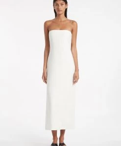 AUS Shopify Store AVA STRAPLESS MIDI DRESS Back In Stock