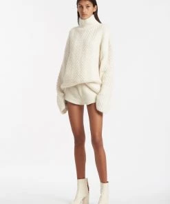 AUS Shopify Store JEANE HIGH NECK SWEATER All