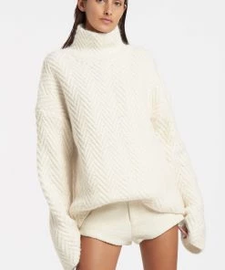 AUS Shopify Store JEANE HIGH NECK SWEATER All