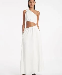 AUS Shopify Store All BLANCHE ASYMMETRICAL GOWN