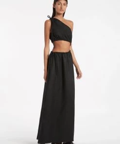 AUS Shopify Store BLANCHE ASYMMETRICAL GOWN All