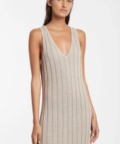 AUS Shopify Store ISOBEL V NECK DRESS