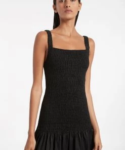 AUS Shopify Store All MADELYN SHIRRED MIDI DRESS