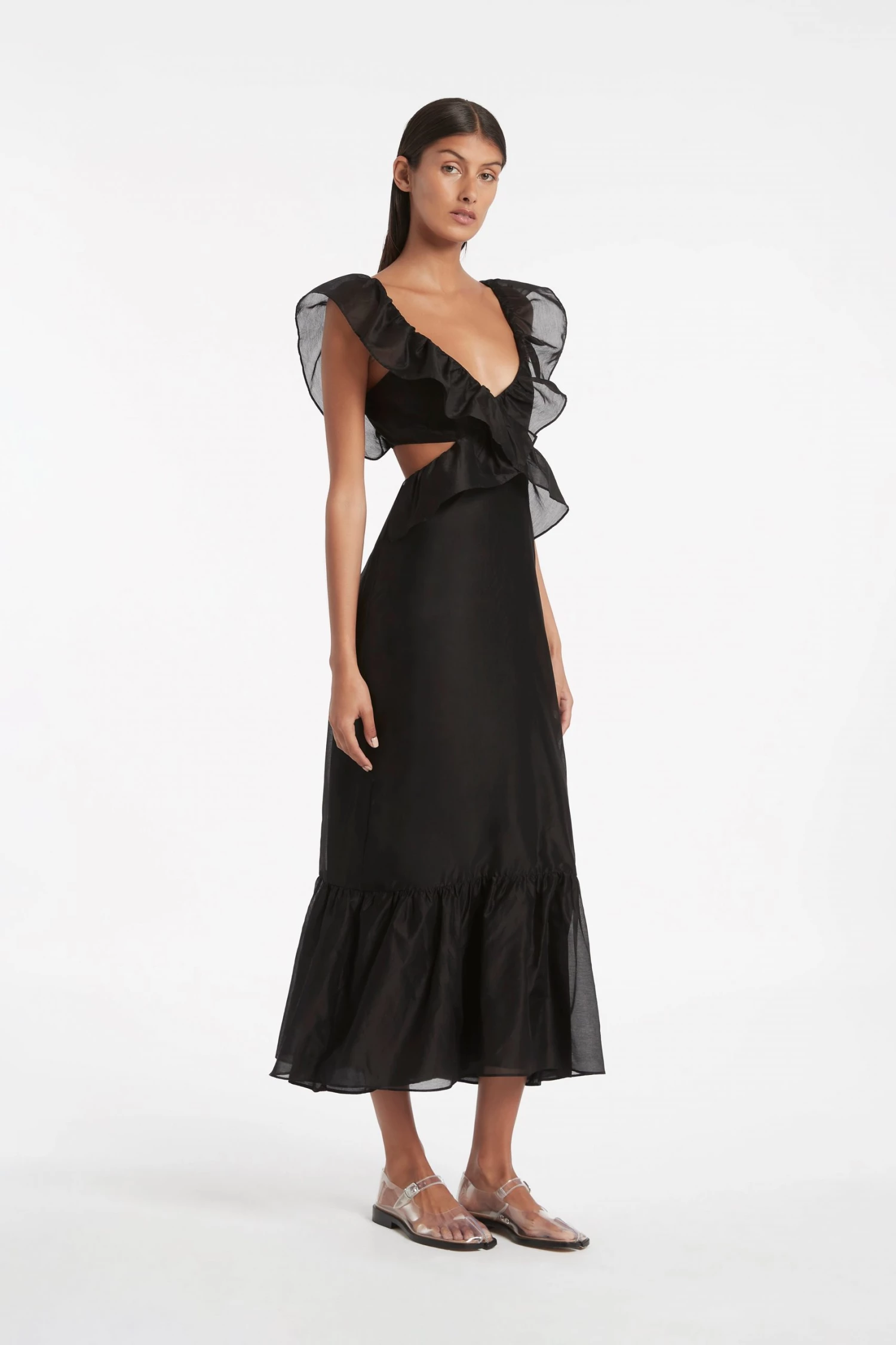 AUS Shopify Store All FRANC FRILL MIDI DRESS 5 AUS Shopify Store All FRANC FRILL MIDI DRESS